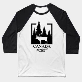 Canada - Adventure is Calling Baseball T-Shirt